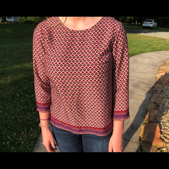 Quarter sleeve blouse - Picture 3 of 5